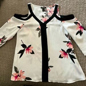 Alfani Cold Shoulder Blouse